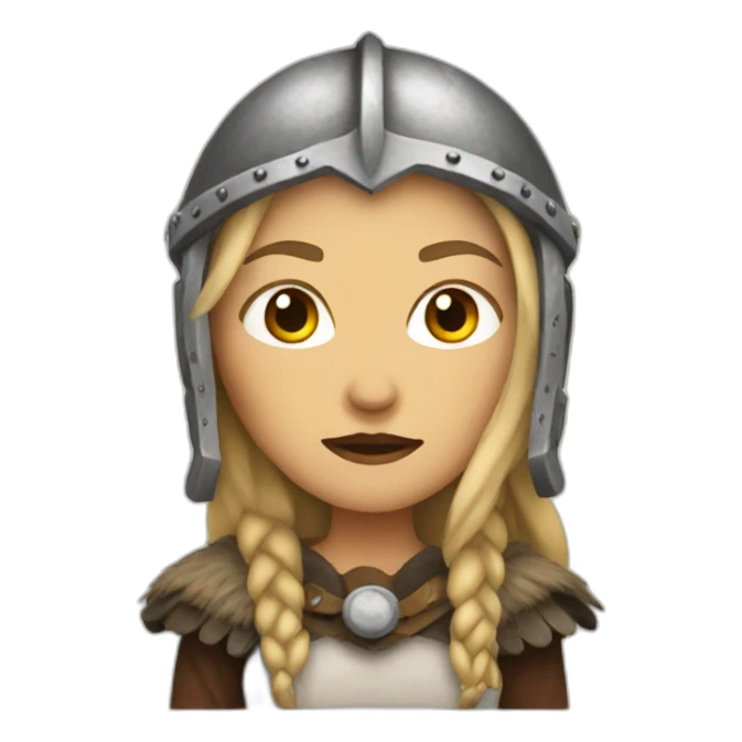 women viking sticker