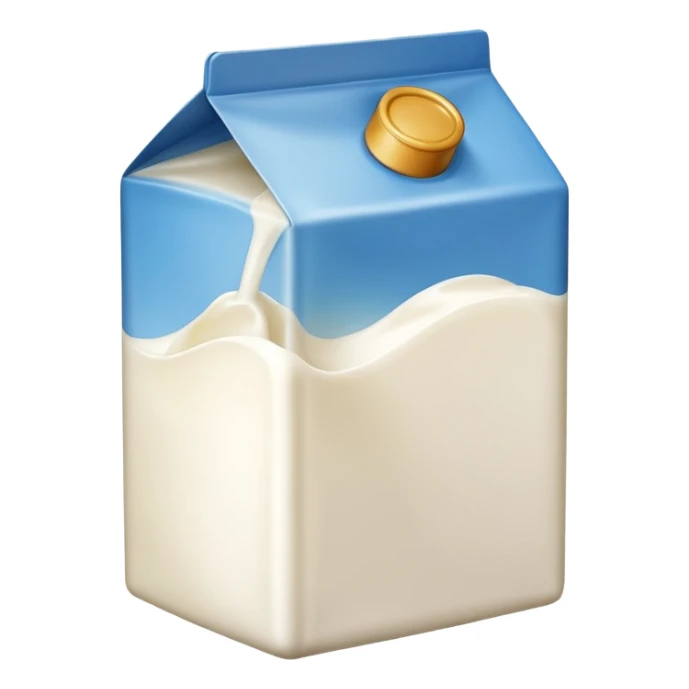 carton de leche de vaca sticker