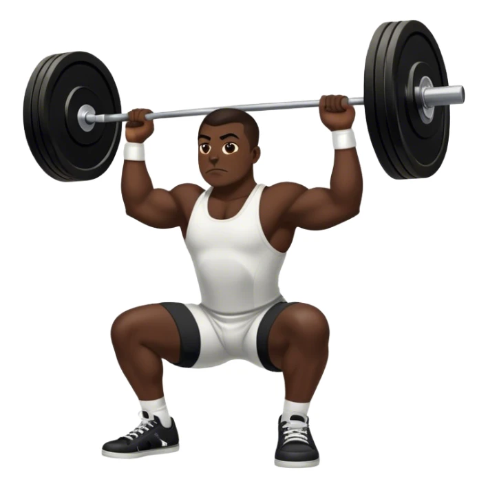 powerlifter black converse shoes clean and jerk exercise sticker