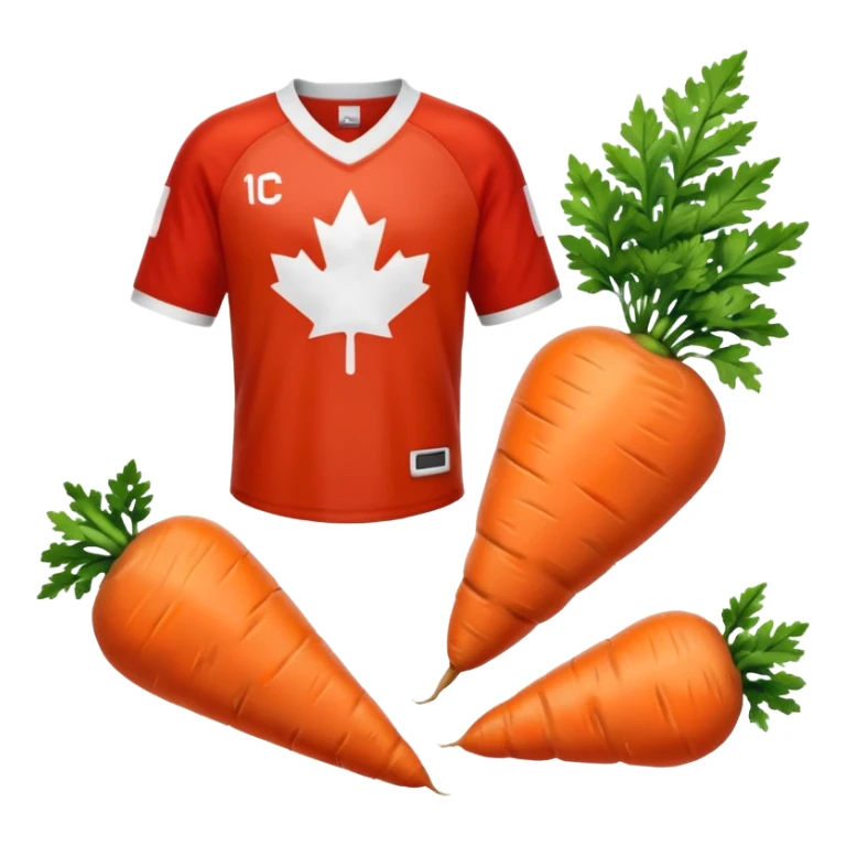 Add a team Canada jersey to the carrot in the top left.  sticker