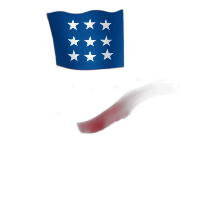 Flag of serbia on the usa sticker