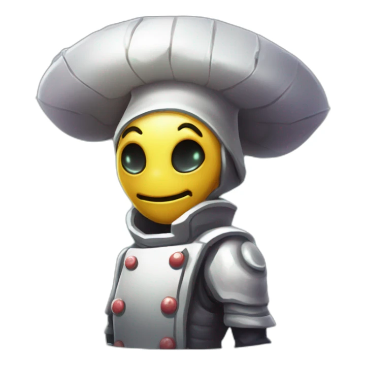 alien chef scifi roguelike rpg style inspired by slay the spire digital art sticker
