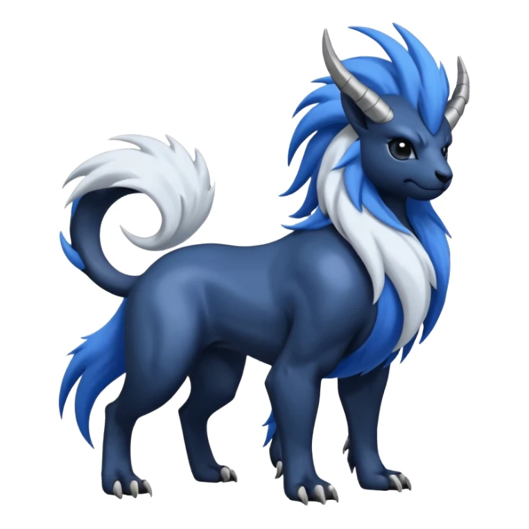 Samurott-Absol-Fakémon-hybrid-creature (full body)  sticker