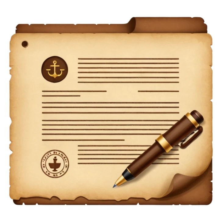Courtroom Items, Legal Document – official case file or contract

 sticker