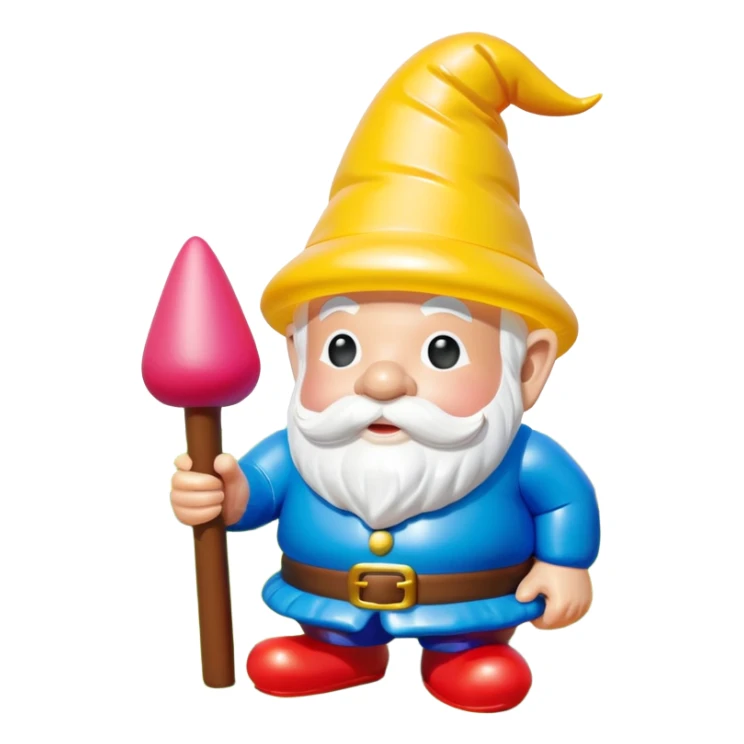   jeff koons style SPAM garden gnome inflatable  art sticker