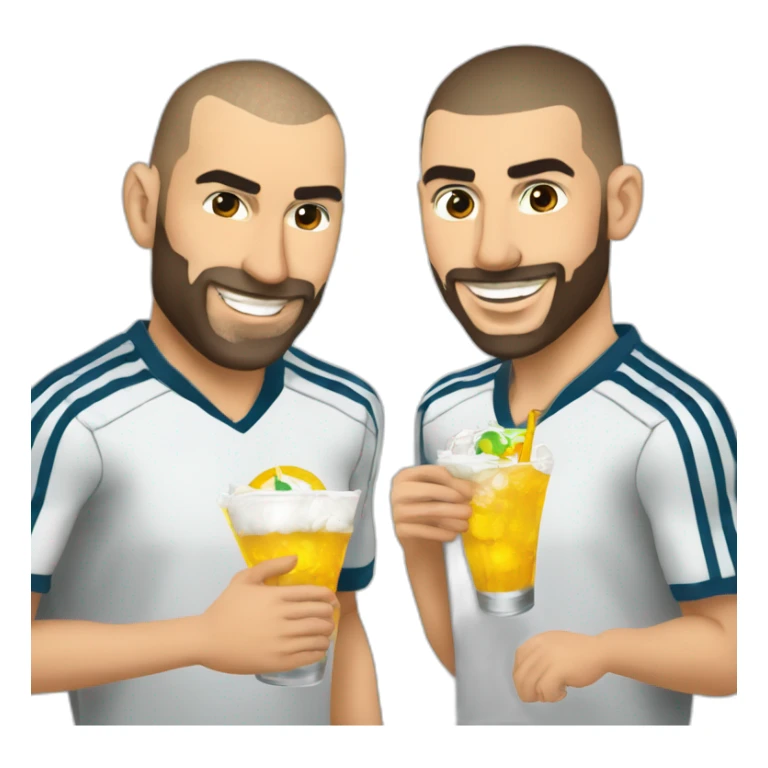 zidane ronaldo benzema drink marseille sticker