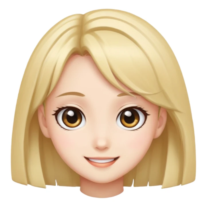 Emoji by emojis.comAnime girl face  sticker