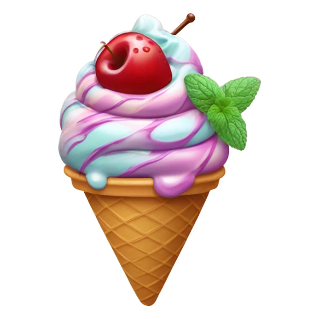 Ice cream  sticker