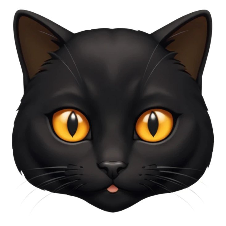 Solin wäre ein Kater mit nachtschwarzem, glänzendem Fell, kräftig gebaut und zugleich von seltener Eleganz. Sein Blick – tief und warm – scheint in die Seele zu führen, während seine Bewegung lautlos ist wie ein Schatten, der sich still an die Seite schmiegt.ihn nichts auf der Welt erschüttern. sticker