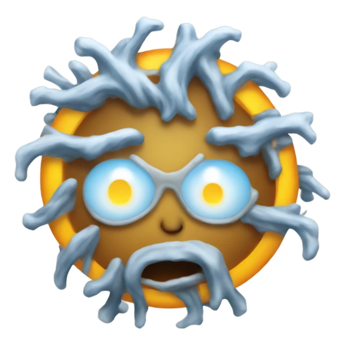 freezing sun sticker