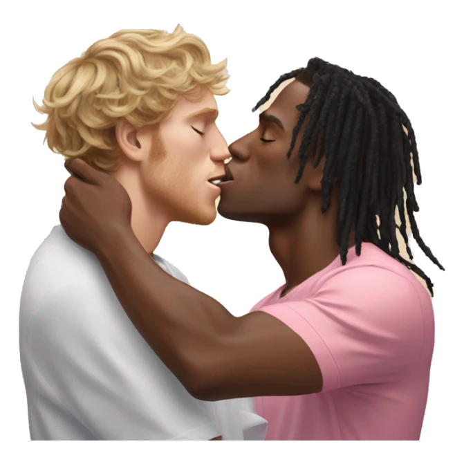 ksi kissing logan paul sticker