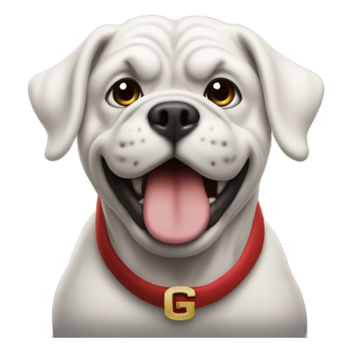 Merry Christmas Georgia Bulldogs sticker