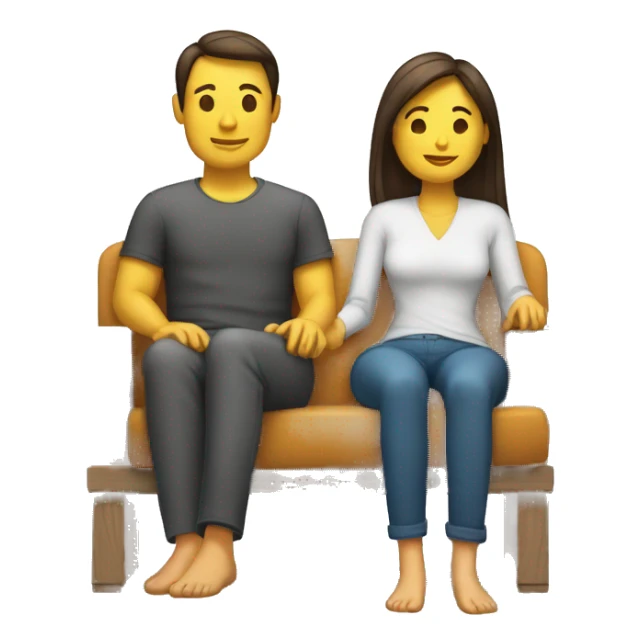 homme couché avec une femme sticker