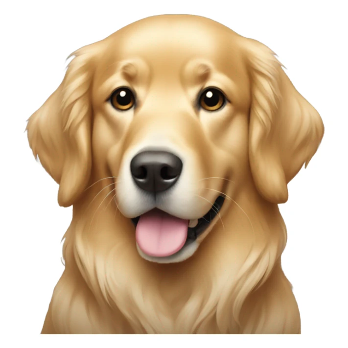 golden retriever wearing a hoodie  sticker