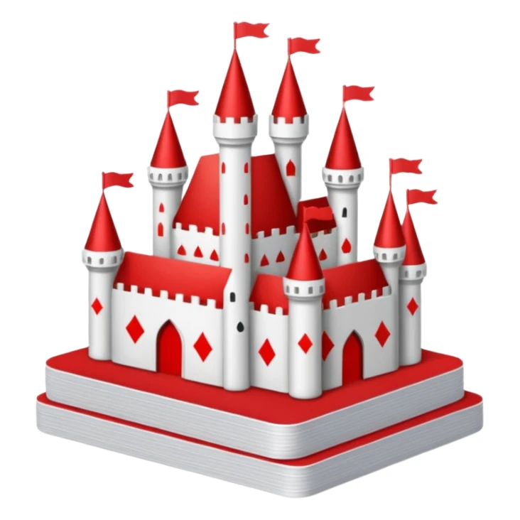 card castle sticker