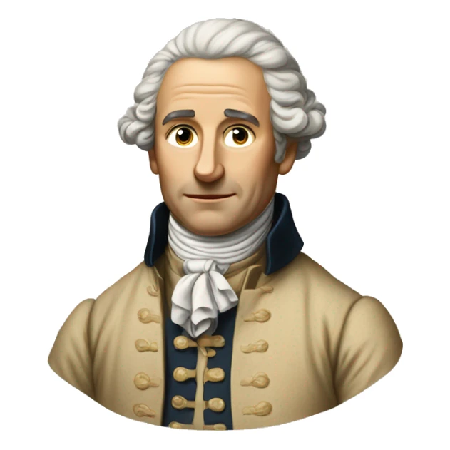 18th century Swiss man sticker