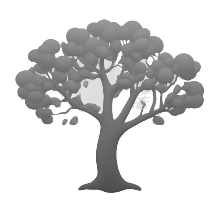family tree icon monochrome sticker