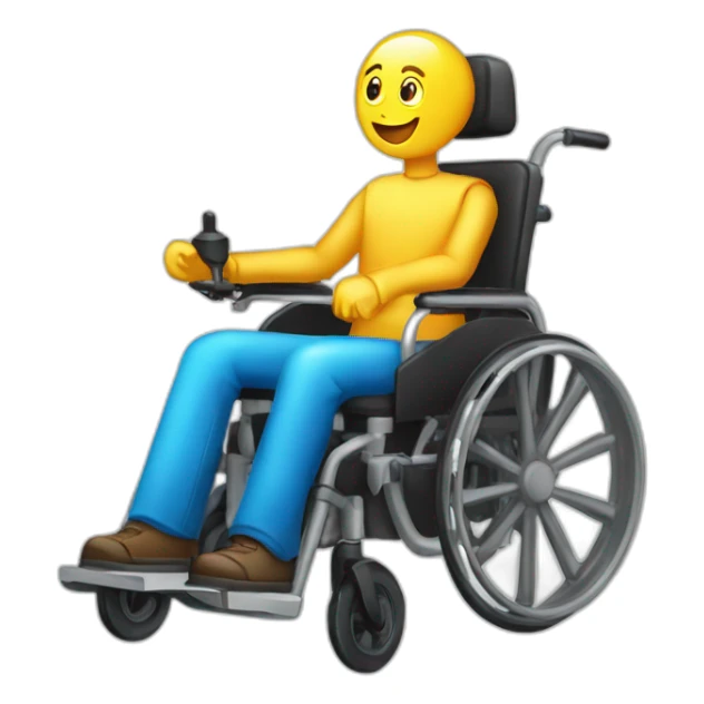 motorized emoji vehicles motorized_wheelchair sticker
