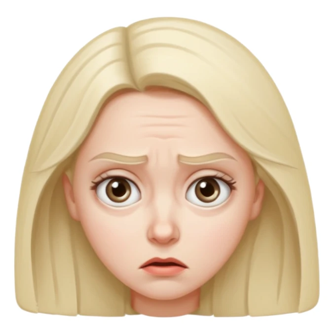  confused and weirided out woman sticker