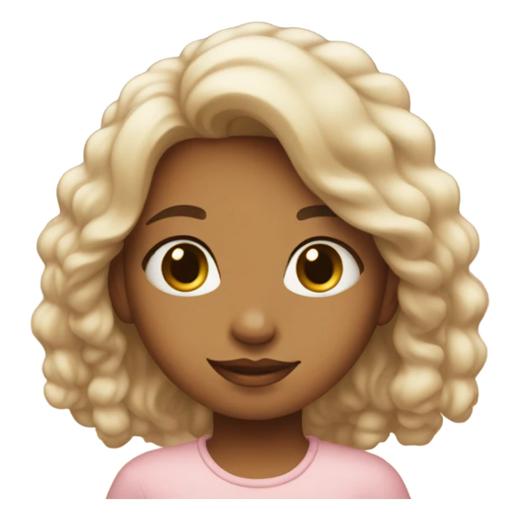 girl with dreamy background sticker