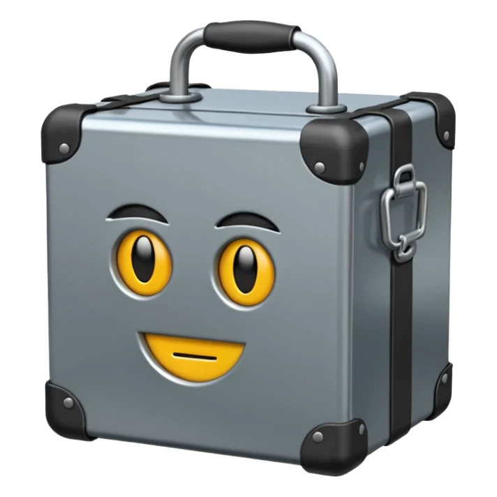 caja fuerte de metal sticker