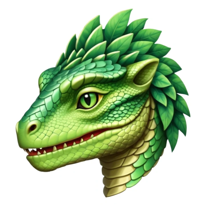 annunaki attractive female reptilian head sticker