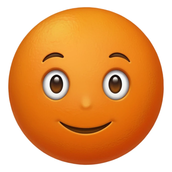 genere moi une seule orange sticker