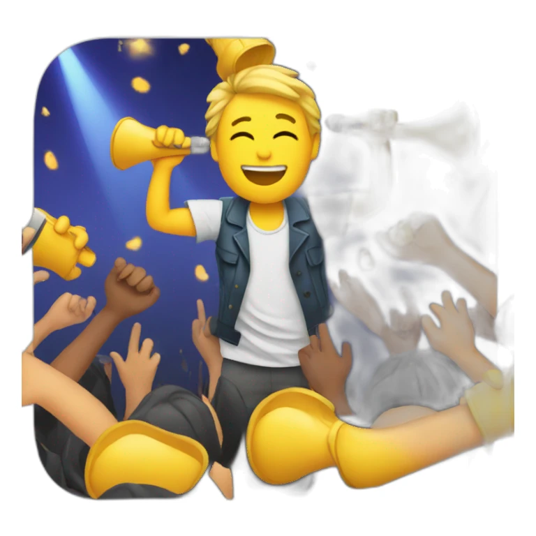 Music concert sticker