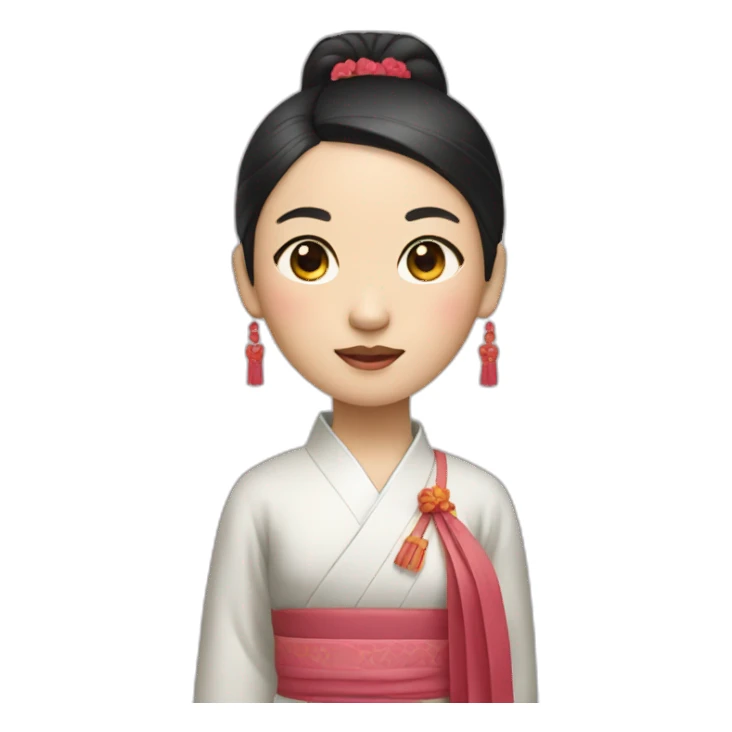 Chinese Dao Girl sticker