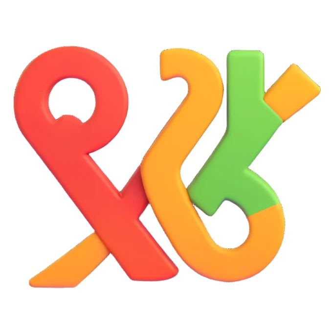 set of four modern friendly Discord bot emotes for OptiCore with #3498db as main accent color representing success, error, loading, and info reactions or status sticker