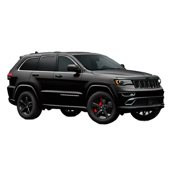 2024 Black Jeep grand Cherokee no chrome sticker