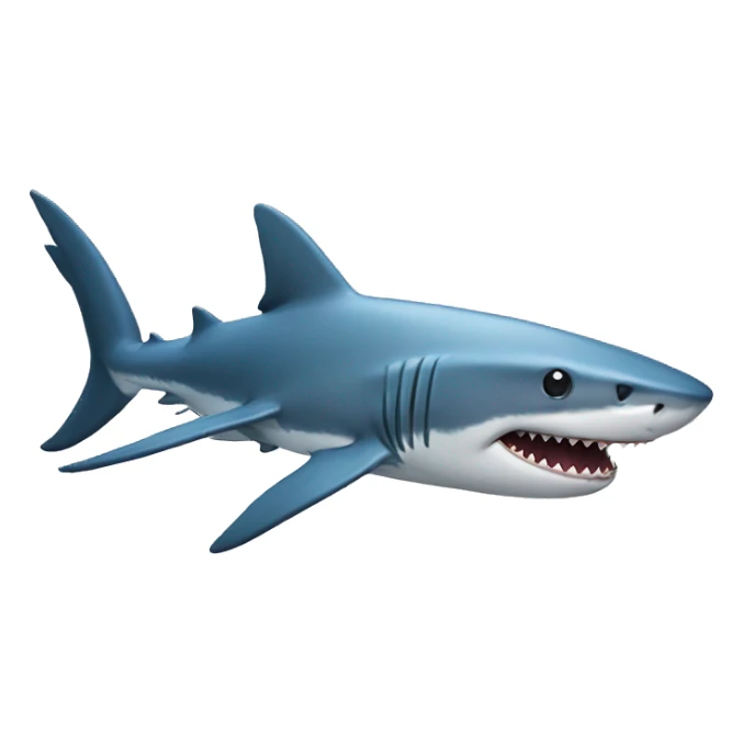 Shark has wings sticker