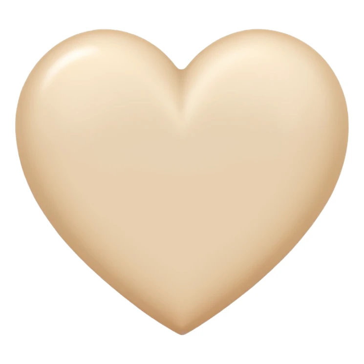 A pale beige gesture of love sticker