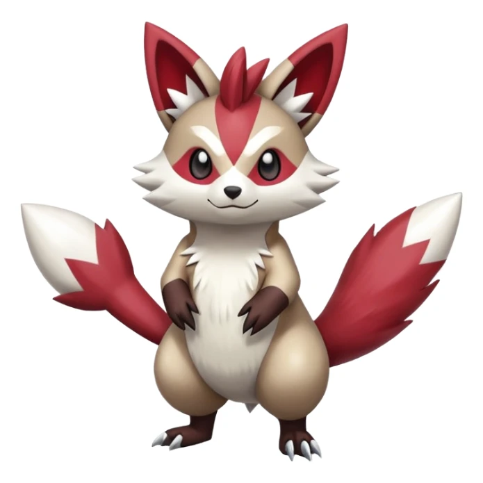  Zigzagoon-Furret-Zangoose-Hybrid (Full body) sticker