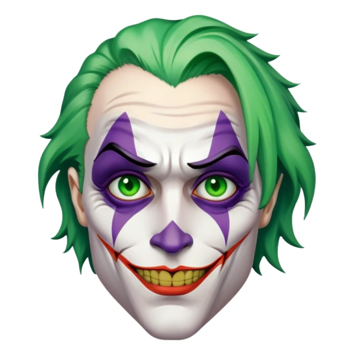 Joker character sticker