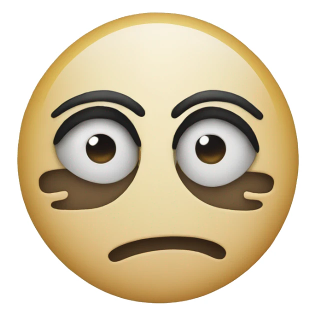 Emoji with Sad eyes, kissy lips, and a peace sign  sticker