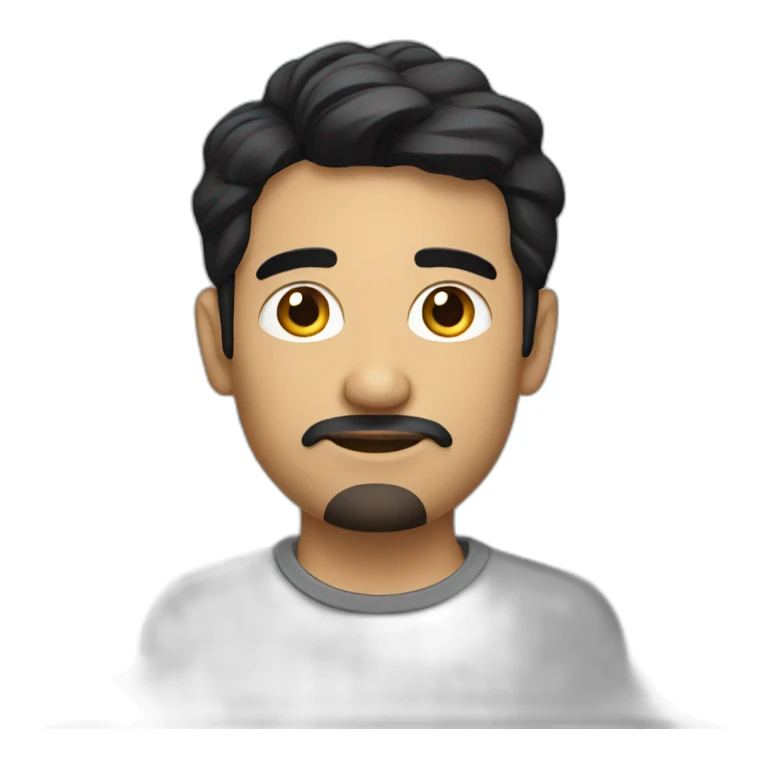 Ux designer with black hair and is spanish looking sticker