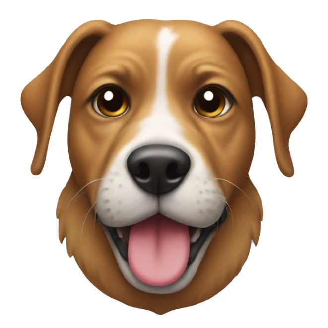 Dog with a ball In its mouth sticker