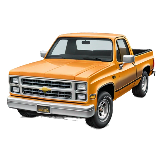 1980 square body Chevy truck sticker