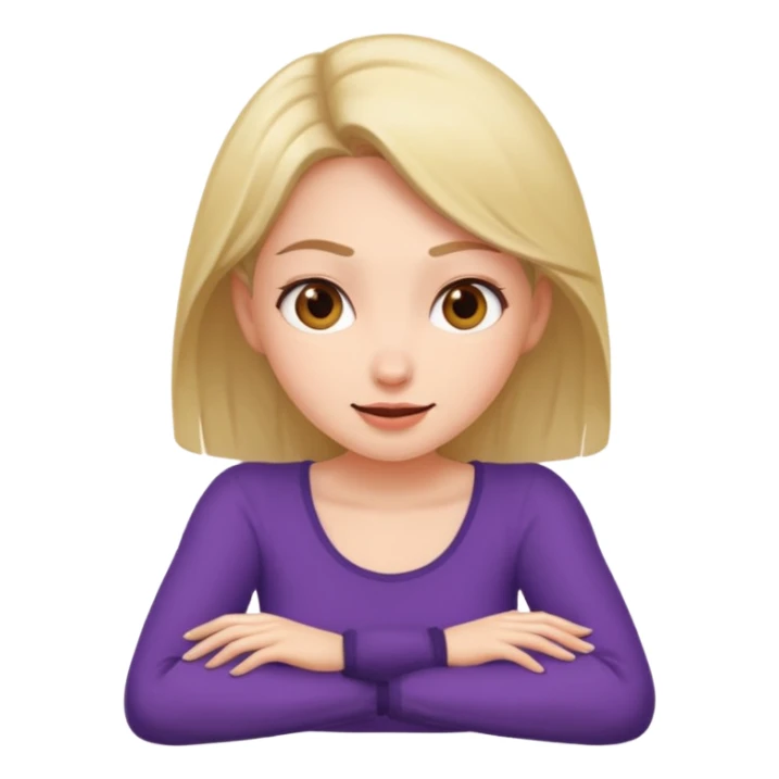 Mulher sentada,com,cara de safada sticker