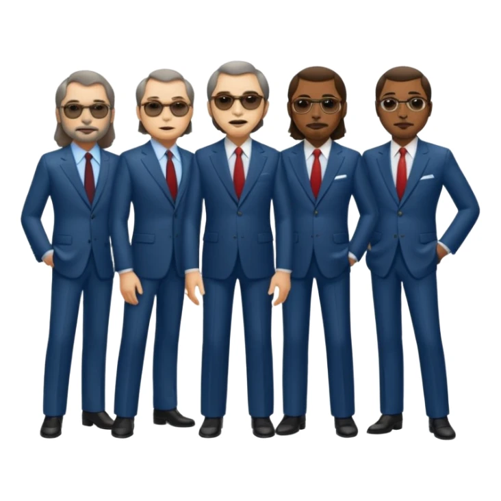 cinematic realistic - Steely Dan band sticker