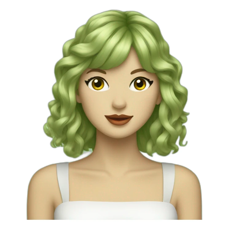 Green Taylor Swift sticker