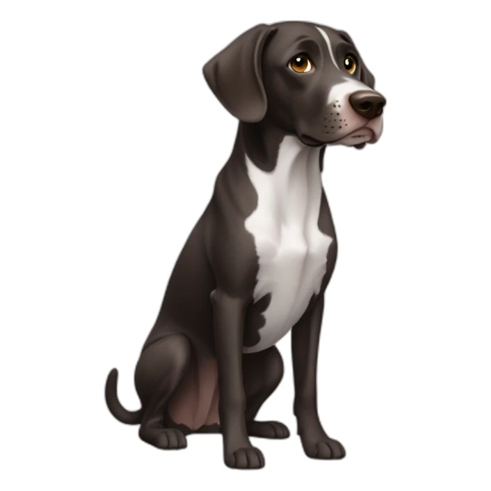 cole and his german short hair pointer named scout sticker