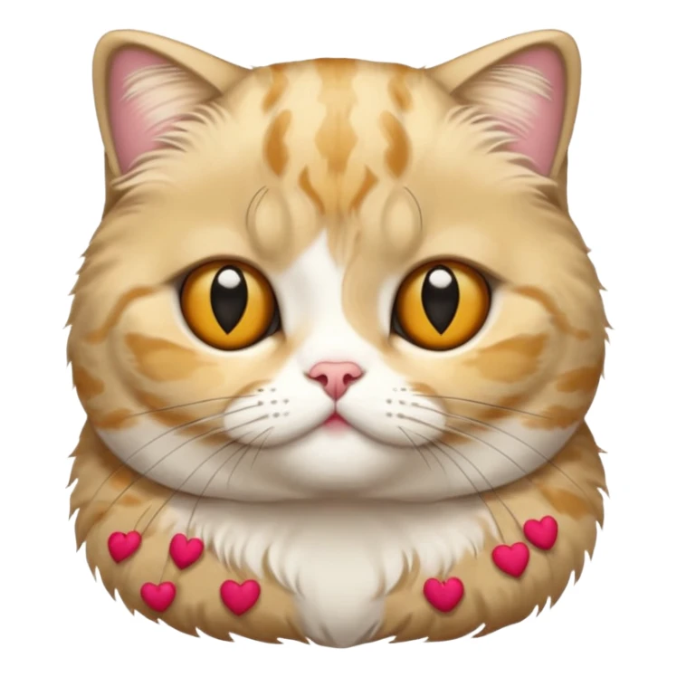 scottish fold golden spotted sticker