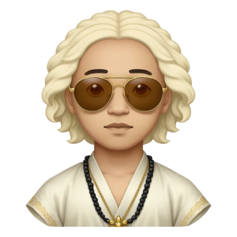 Yn wearing opium clothes and oakleys sunglasses sticker