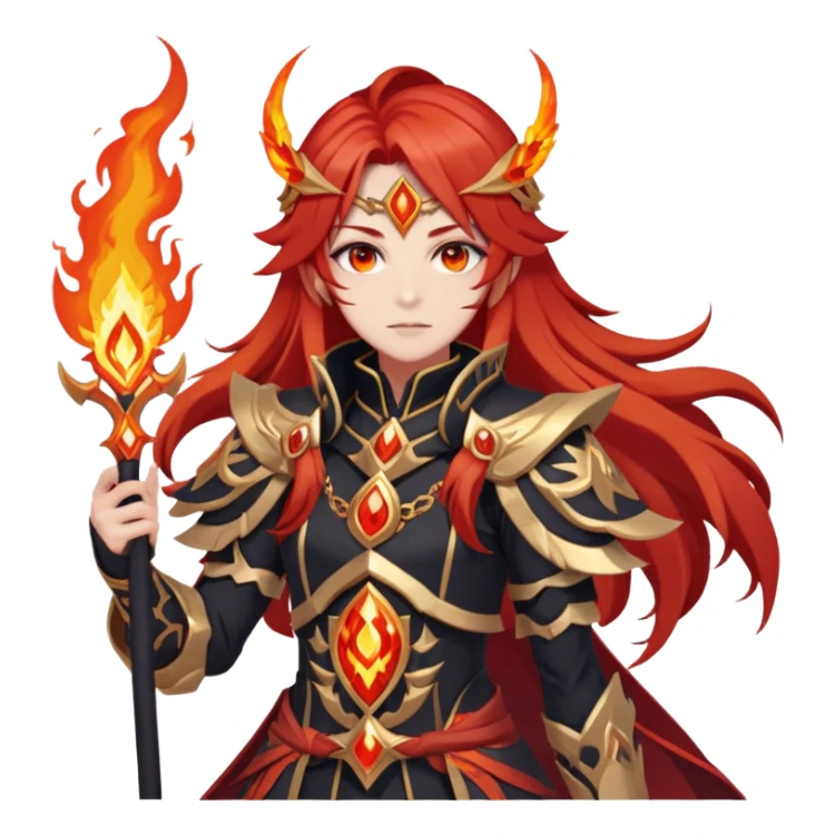 Mavuika The Pyro Archon from Genshin Impact sticker