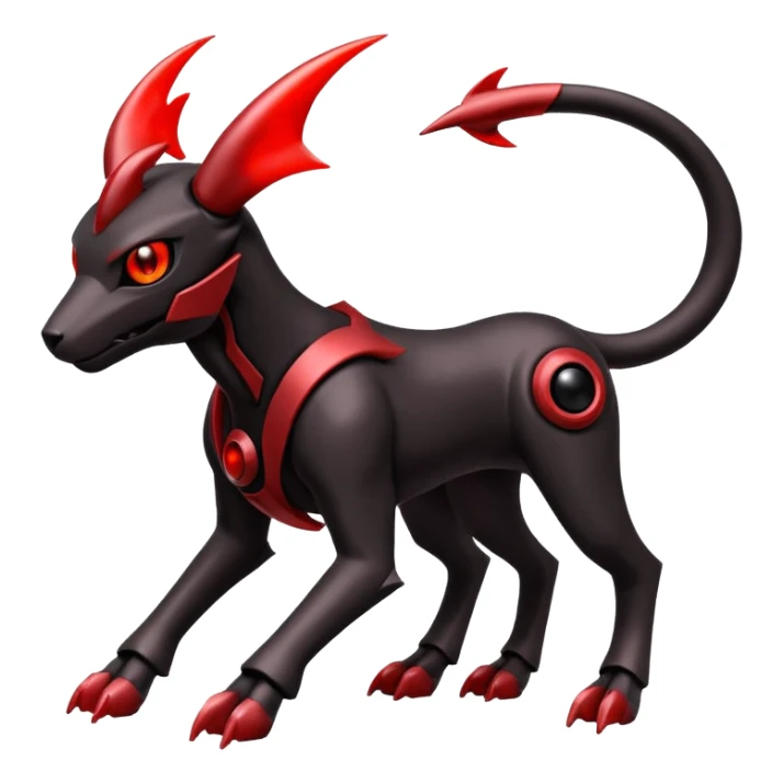 Houndoom-Genesect-Pokémon-Fakémon-hybrid-creature sticker