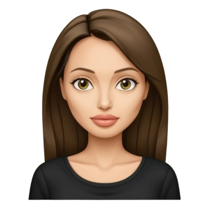 Angelina Jolie up to the waist sticker