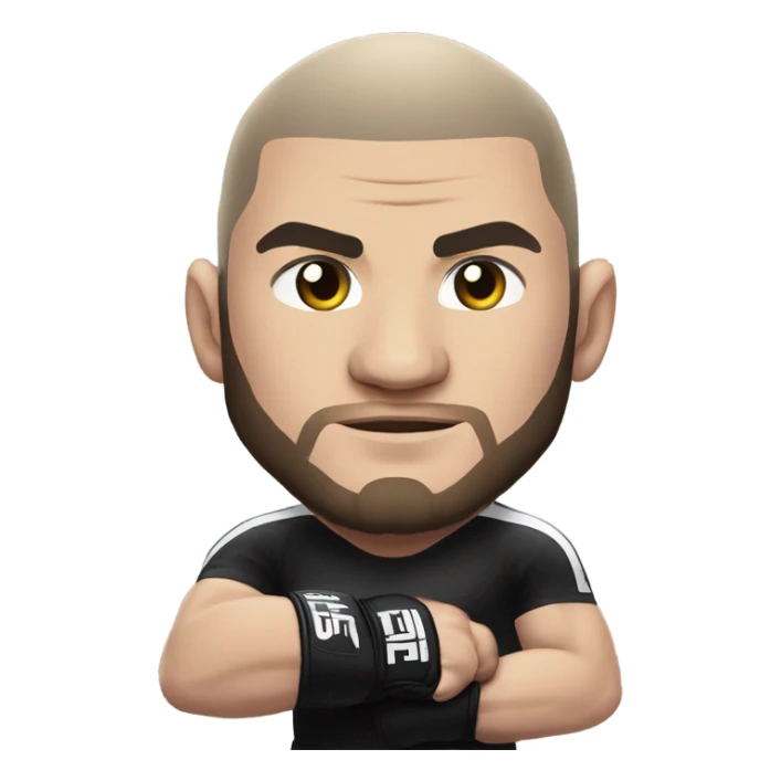 Khabib nurmagamedov in ufc sticker