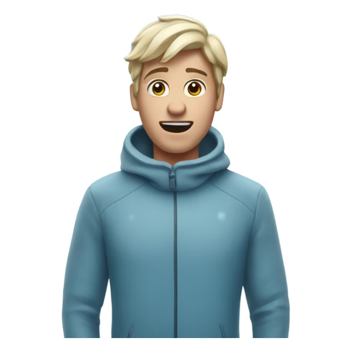 Person Frozen in ice sticker